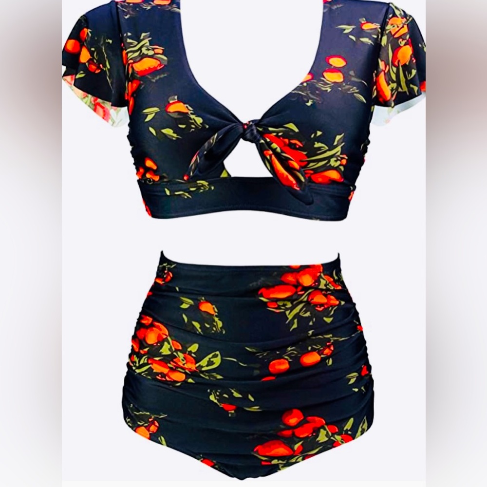 COPY - ON SALE $50 🌺VINTAGE NWT BIKINI🌺 with super high-waisted bottoms